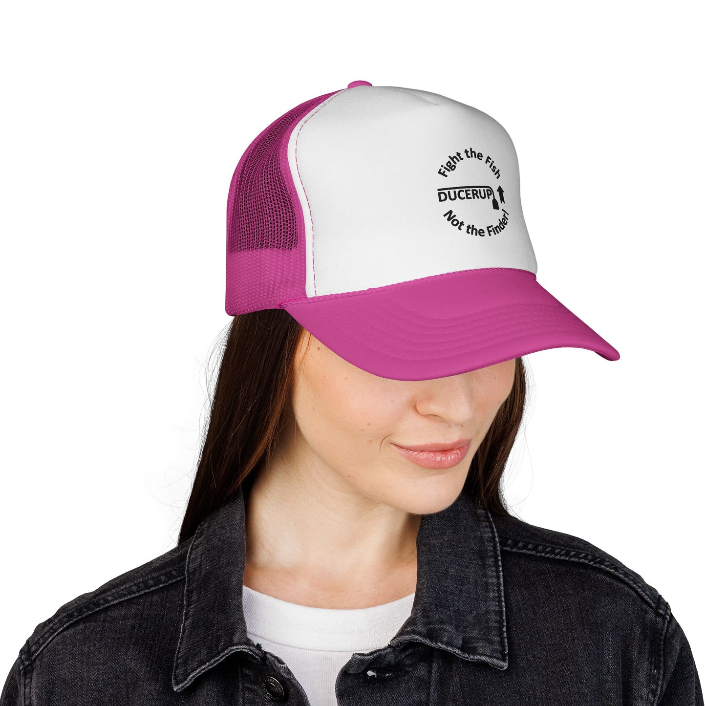 Ducerup™ 'Fight the Fish Not the Finder' Trucker Cap