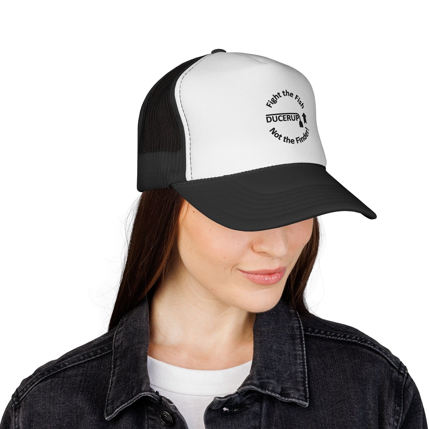 Ducerup™ 'Fight the Fish Not the Finder' Trucker Cap
