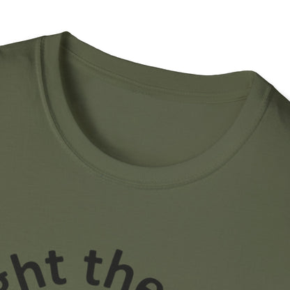 T-Shirt — "Fight the Fish, Not the Finder" Graphic Tee (DUCERUP™)