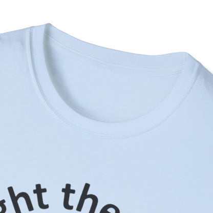 T-Shirt — "Fight the Fish, Not the Finder" Graphic Tee (DUCERUP™)