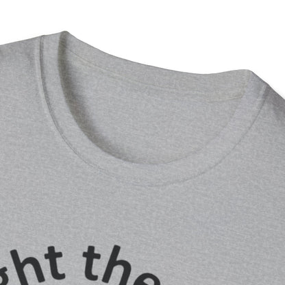 T-Shirt — "Fight the Fish, Not the Finder" Graphic Tee (DUCERUP™)